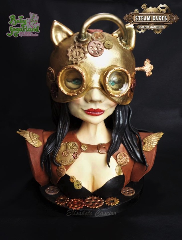 Catwoman Steampunk Cake