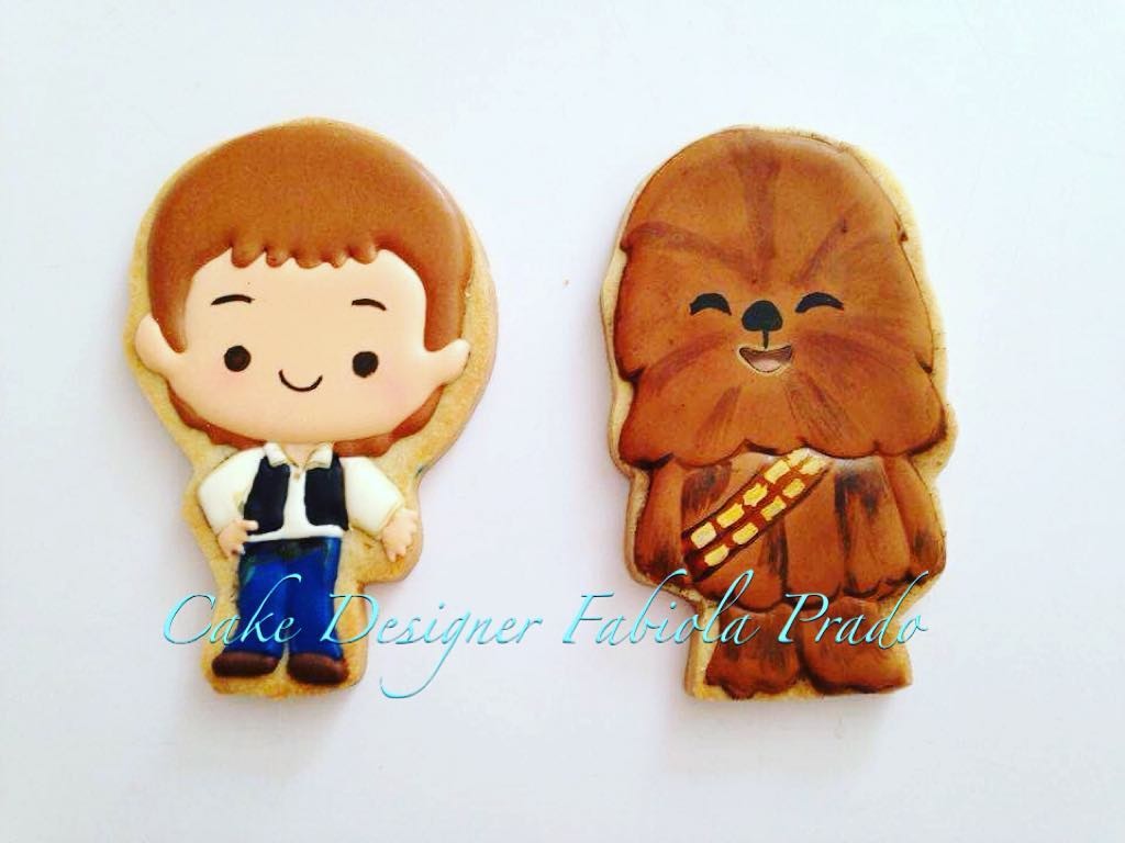 Young Han Solo & Chewbacca Cookies