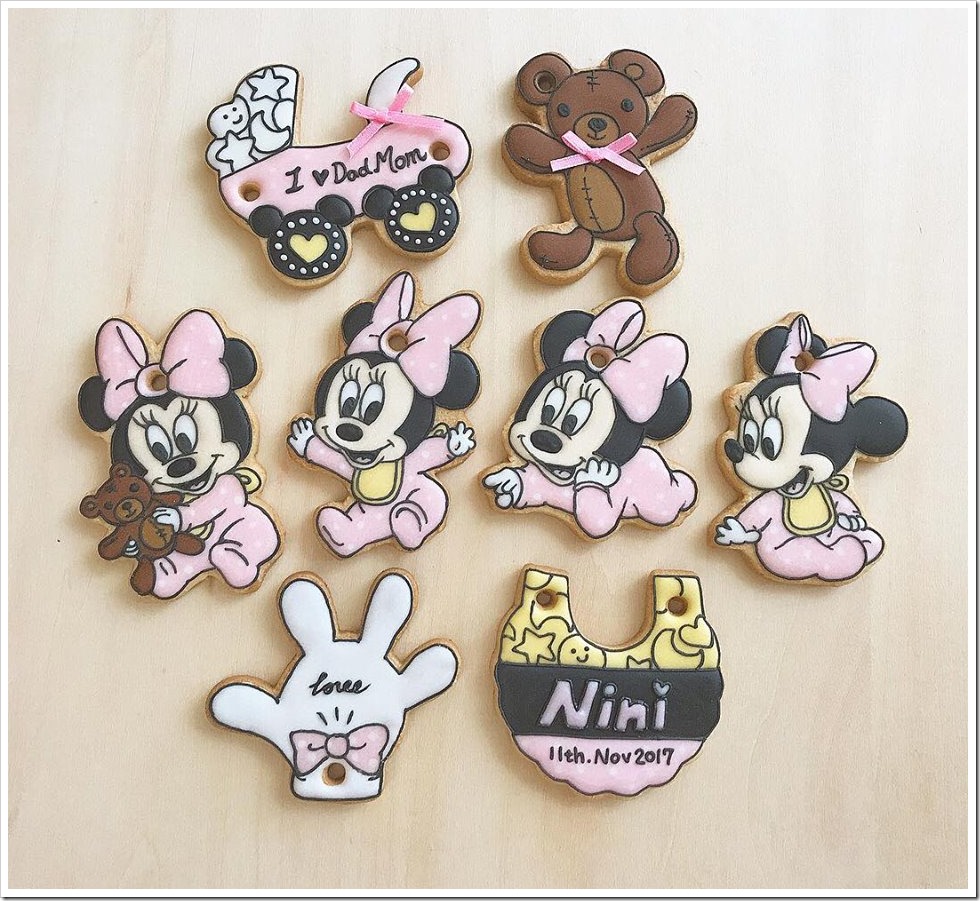 Baby Minnie Mouse Cookies