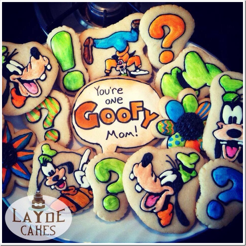 Goofy Mother's Day Cookies