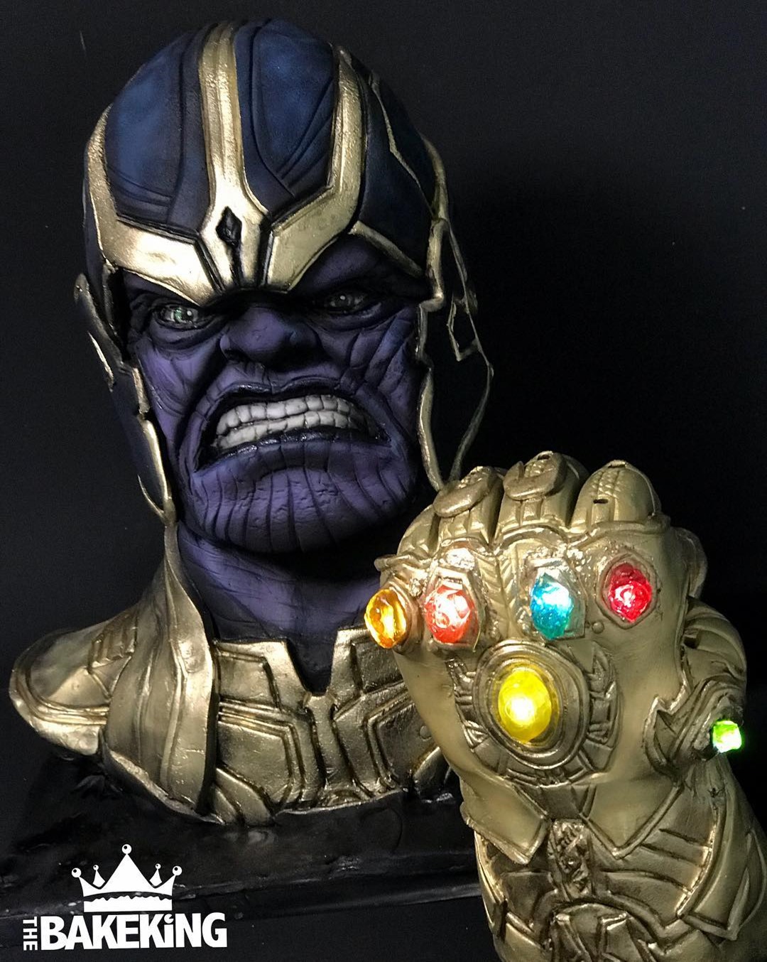 Thanos & Infinity Gauntlet Cake