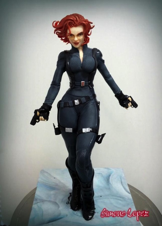 Black Widow Cake Topper