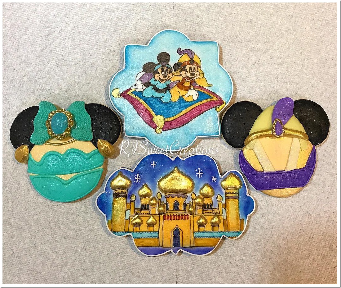 Mickey and Minnie Meet Aladdin and Jasmine