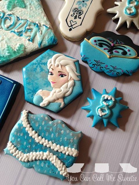 Queen Elsa Cookie