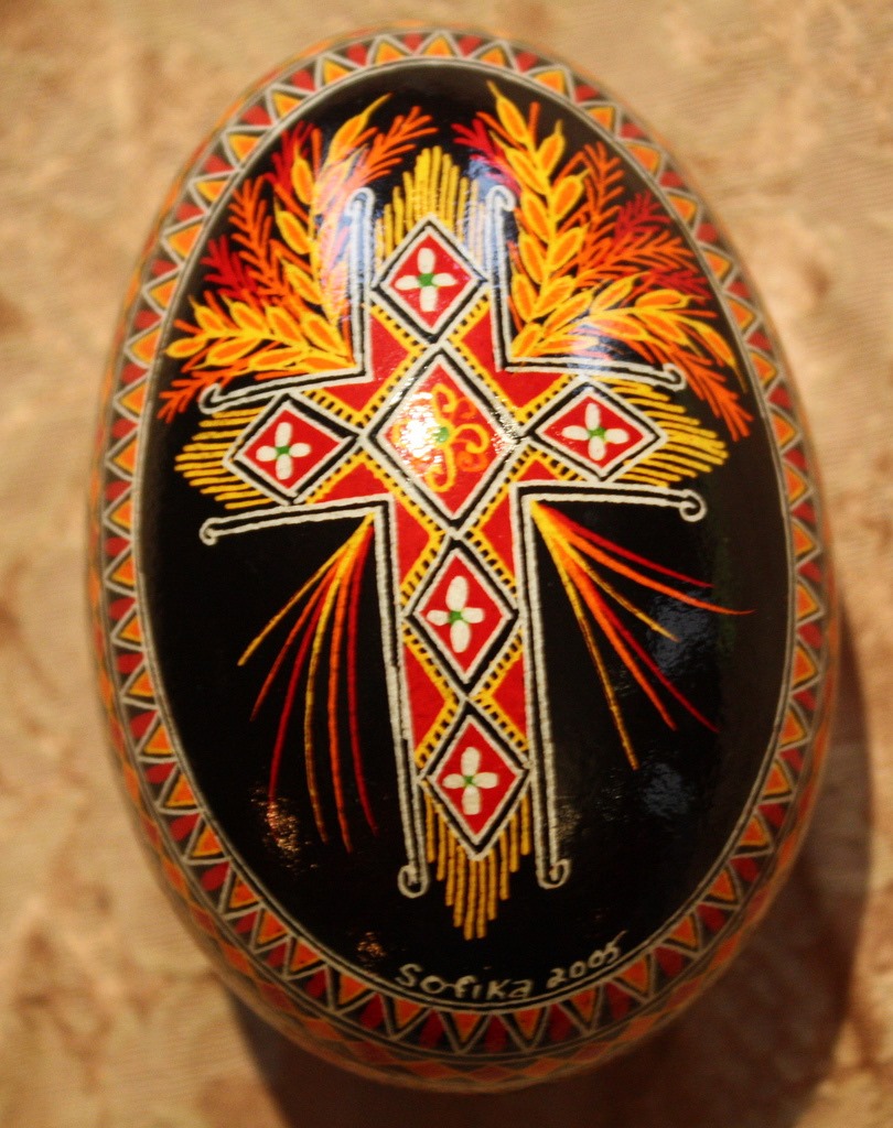 Empty Cross Easter Egg