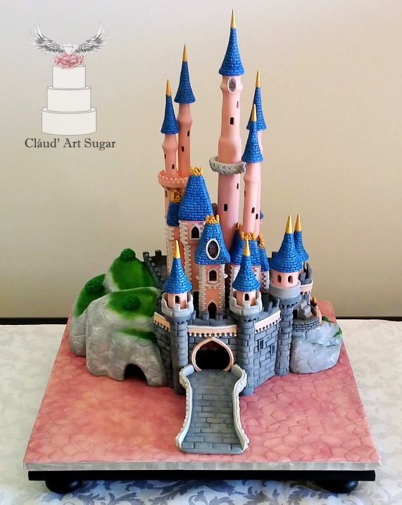 Sleeping Beauty Castle Cake