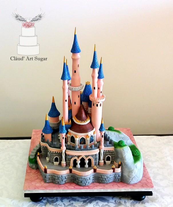 Sleeping Beauty Castle Cake 