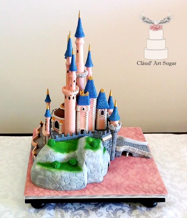Sleeping Beauty Castle Cake 