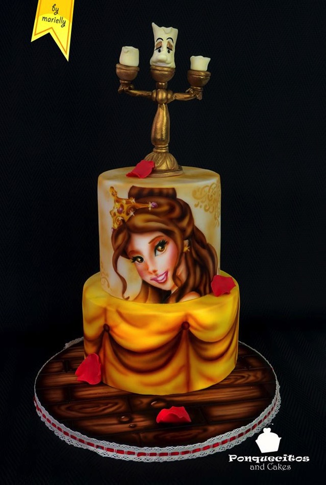 Beauty and the Beast Cake