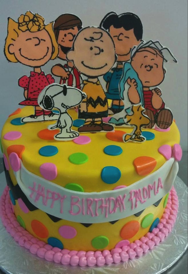 Charlie Brown Birthday Cake 4