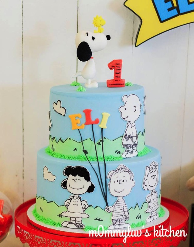 Charlie Brown Birthday Cake 6