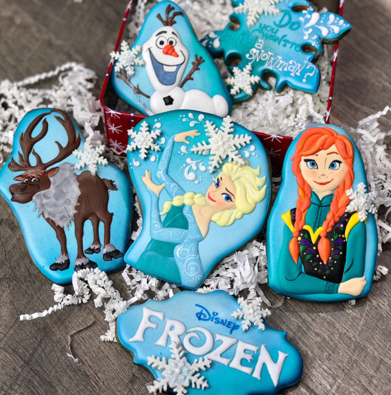 Disney Frozen Cookies 