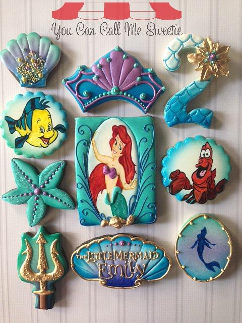Little Mermaid Cookies 