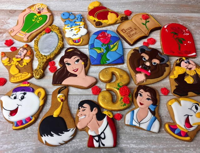 Beauty and the Beast Cookies 