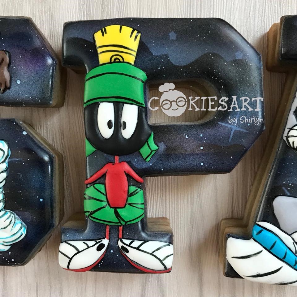 Marvin The Martian Cookie