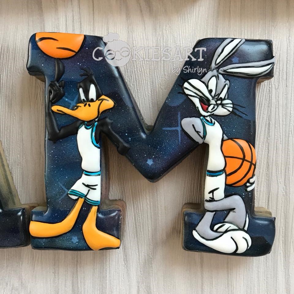 Daffy Duck and Bugs Bunny Cookie
