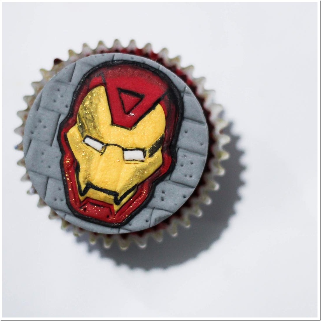Iron Man Cupcake