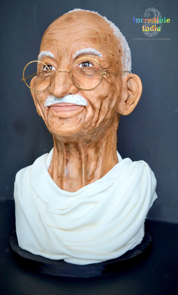Mahatma Gandhi Cake