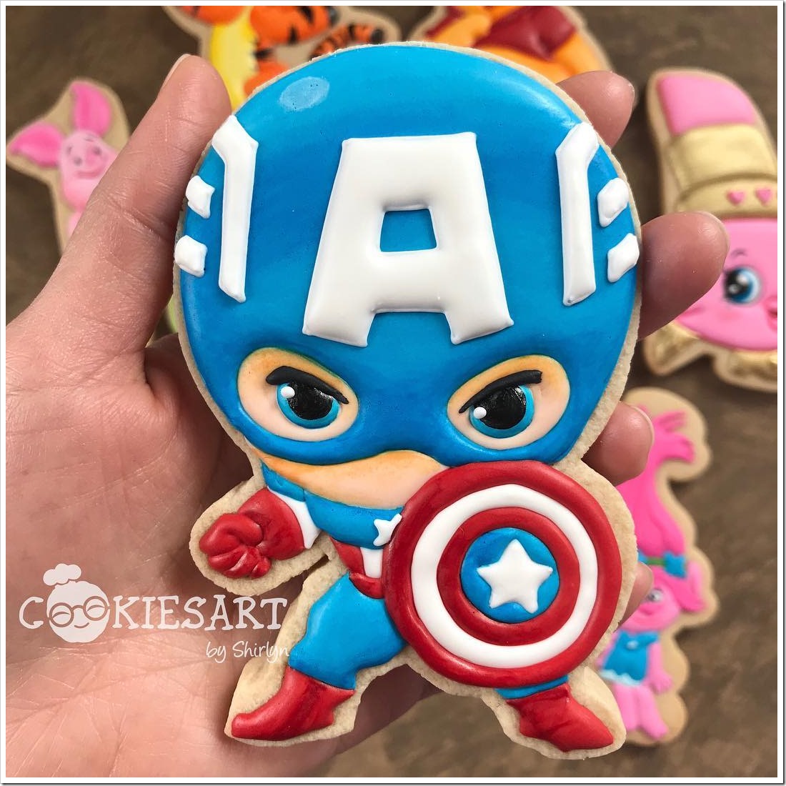 Captain America Cookie