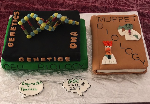 Muppets Biology Book Cake 