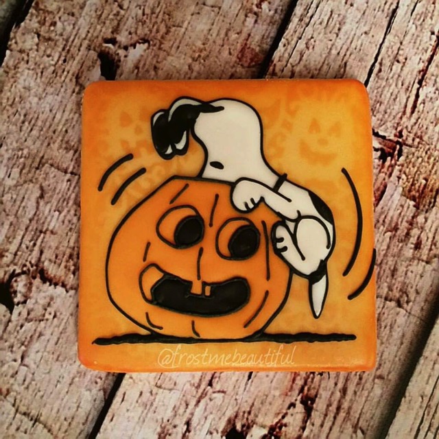 Snoopy Halloween Cookie