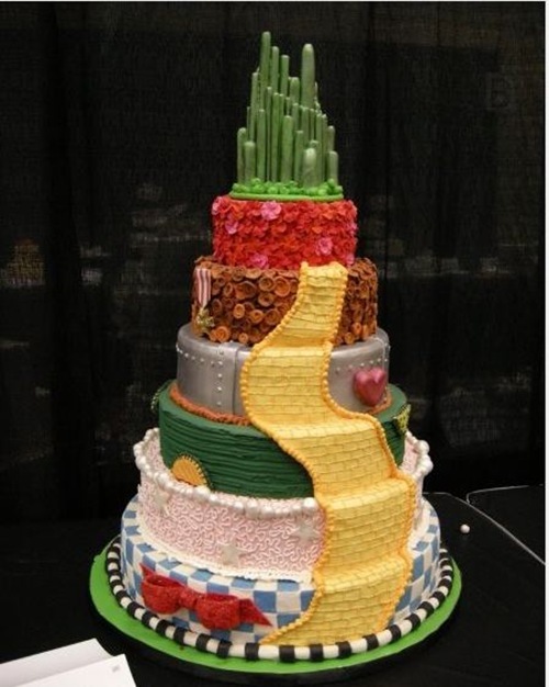 Wizard of Oz Wedding Cake 