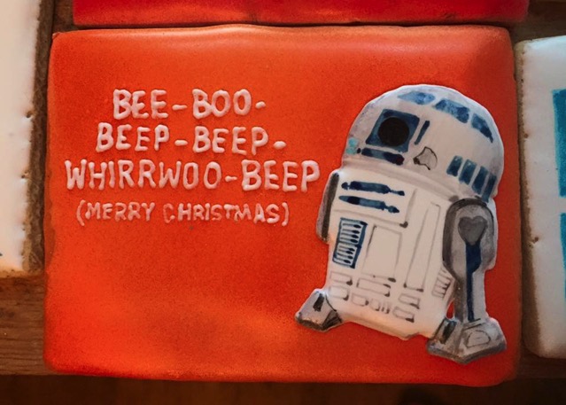 R2 D2 Christmas Cookie