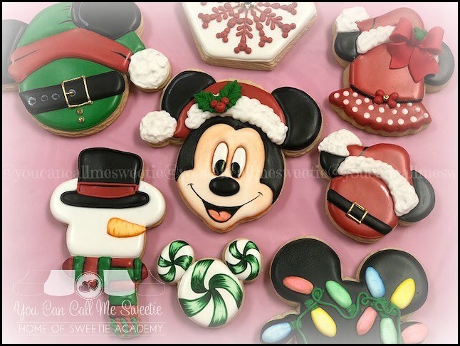 Mickey Mouse Christmas Cookies