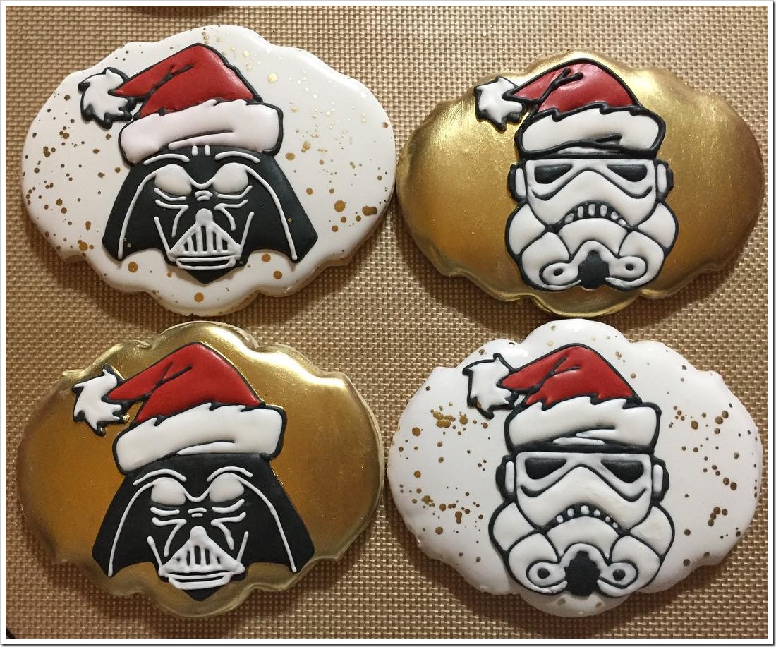 Darth Vader Christmas Cookies