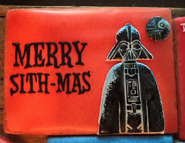 Darth Vader Christmas Cookie