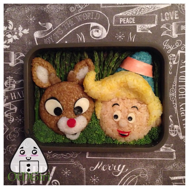 Rudolph and Hermey Bento Box