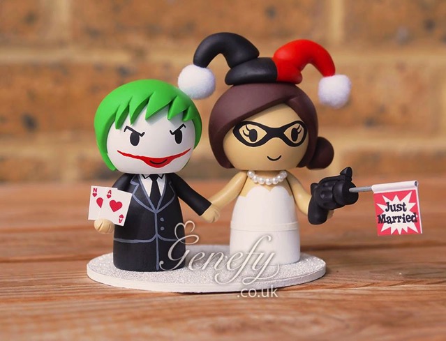 Joker and Harley Quinn Cake Topper
