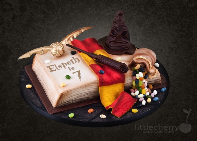 Harry Potter Book Cake