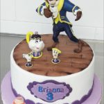 Marvelous Beast and Mrs. Potts Birthday Cake