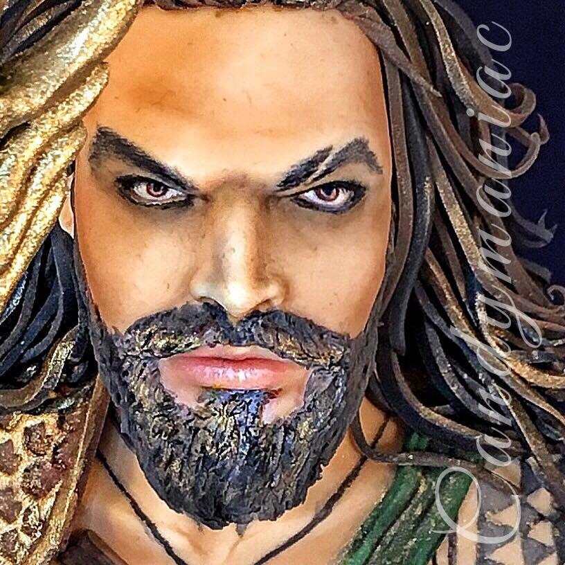 Close-up of Aquaman's Face