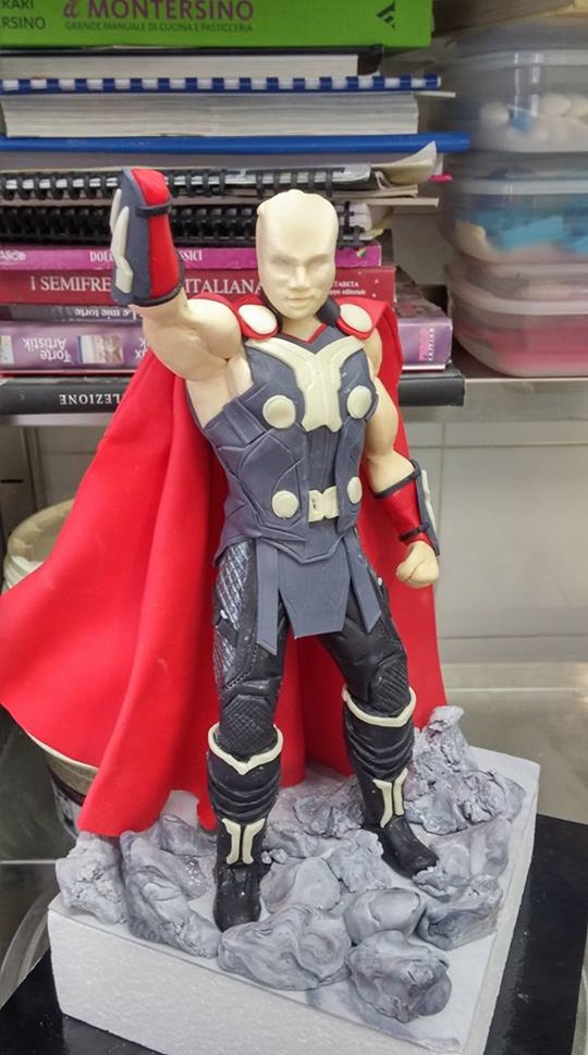 How To Sculpt A Thor Cake Topper