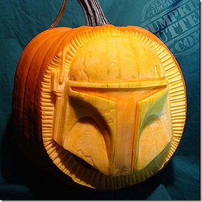 Boba Fett Pumpkin Carving