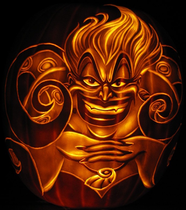 Ursula Pumpkin Carving