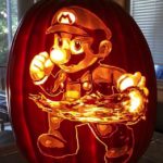 Superb Mario and Bowser Pumpkin Carvings