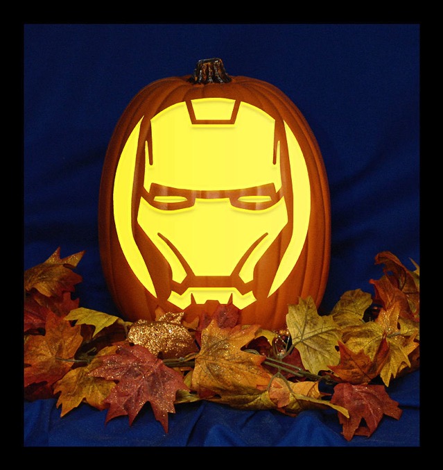 Iron Man Pumpkin Carving
