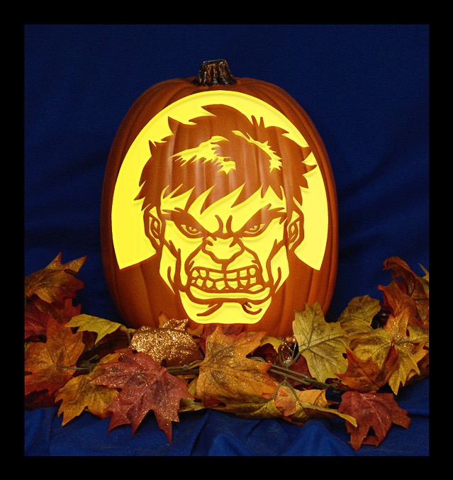 Hulk Pumpkin Carving