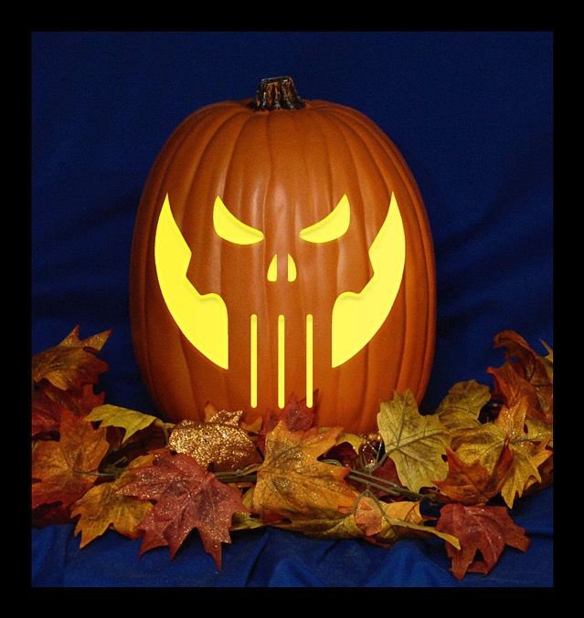 Punisher Pumpkin Carving