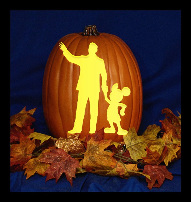 MIckey and Walt Disney Pumpkin Carving