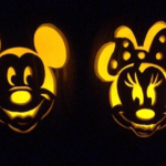 Splendid Mickey, Minnie, Donald, and Pluto Pumpkin Carvings
