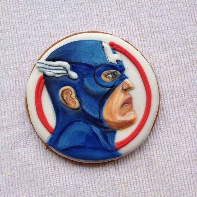 Captain America Cookie