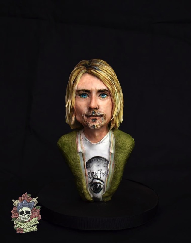 Kurt Cobain Nirvana Cake