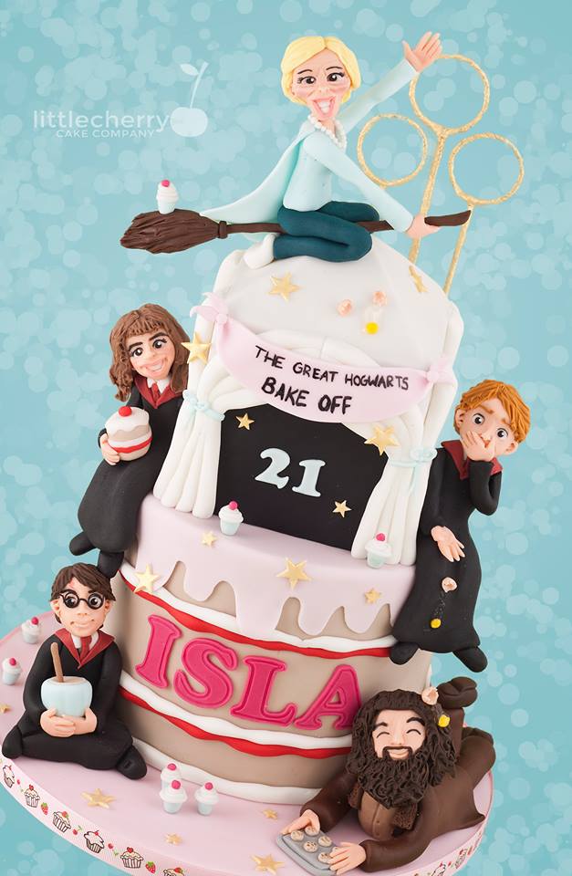 Harry Potter in The Great British Bakeoff Cake