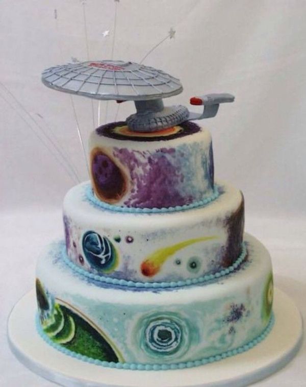 Star Trek Wedding Cake