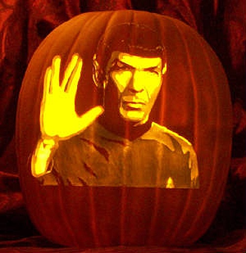 Spock LLAP Pumpkin Carving