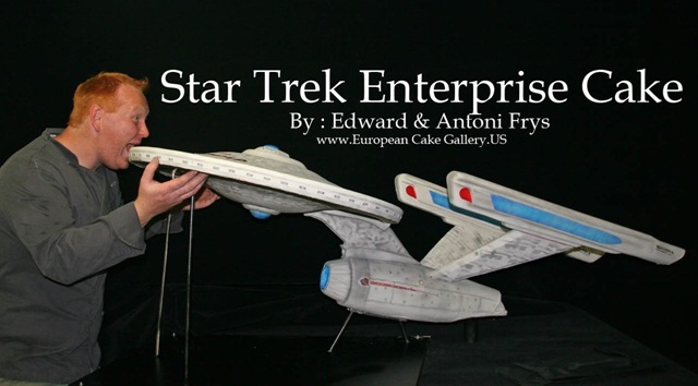 Star Trek Enterprise Cake